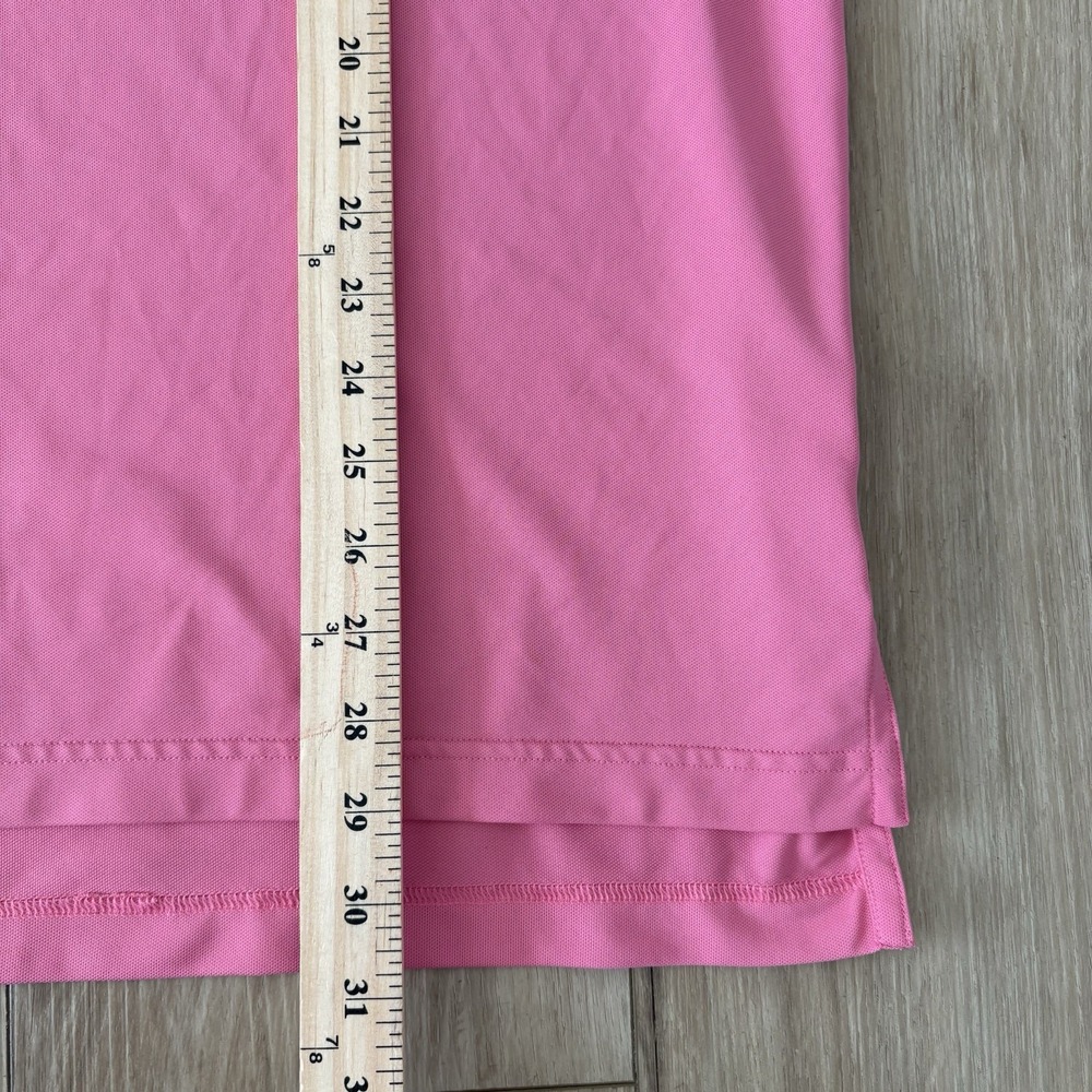 Peter Millar Summer Comfort Pink Polo Shirt‎ Large L Short Sleeve Collared Knit - Picture 2 of 6